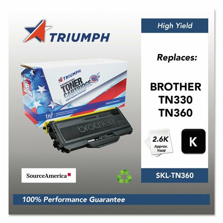 TRIUMPH Remanufactured TN360 High-Yield Toner, 2,600 Page-Yield, Black 751000NSH0953 SKL-TN360